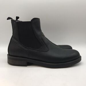 G.H. Bass & Co. Jonathan Chelsea Boots Men's 10M Black Leather Gore Ankle Shoes